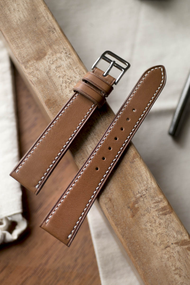 barenia leather watch strap