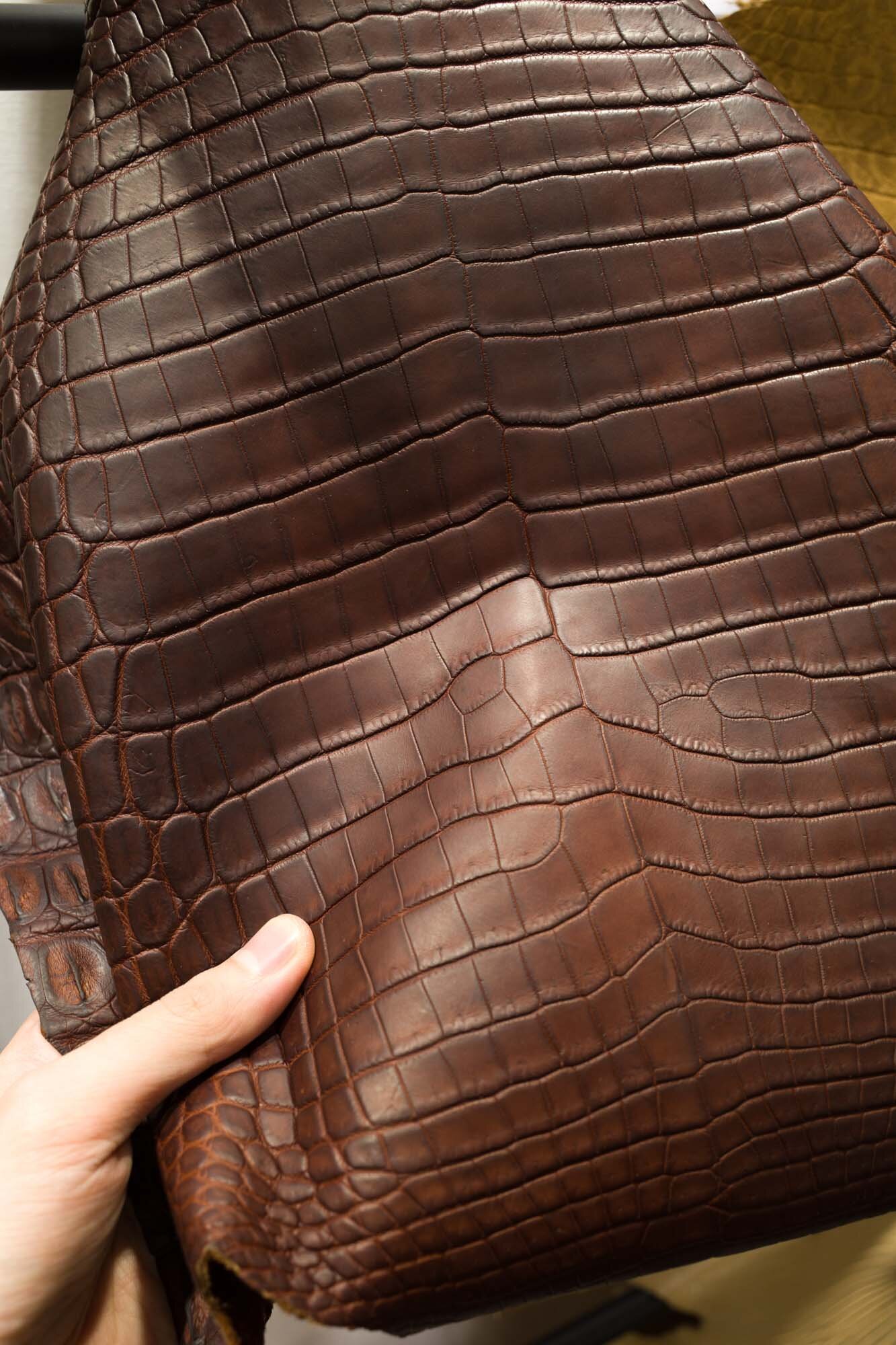 Embossed Croc Leather | The Tannery Row | Leather Distributor