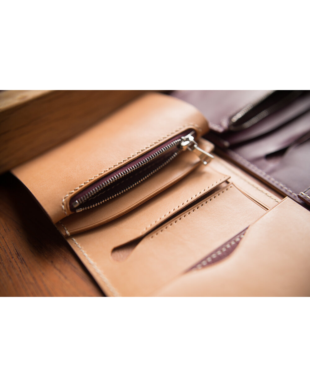 Walpier Conceria, Buttero, Italian Vachetta Leather, Panel, Light Brown #2  