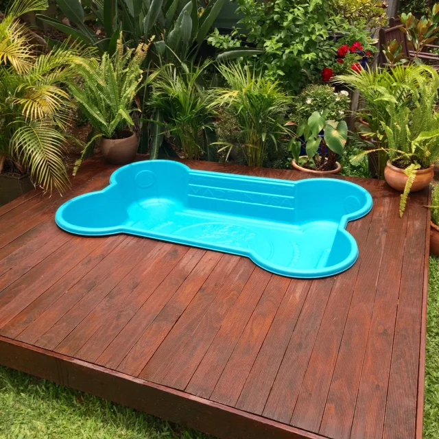one dog bone pool