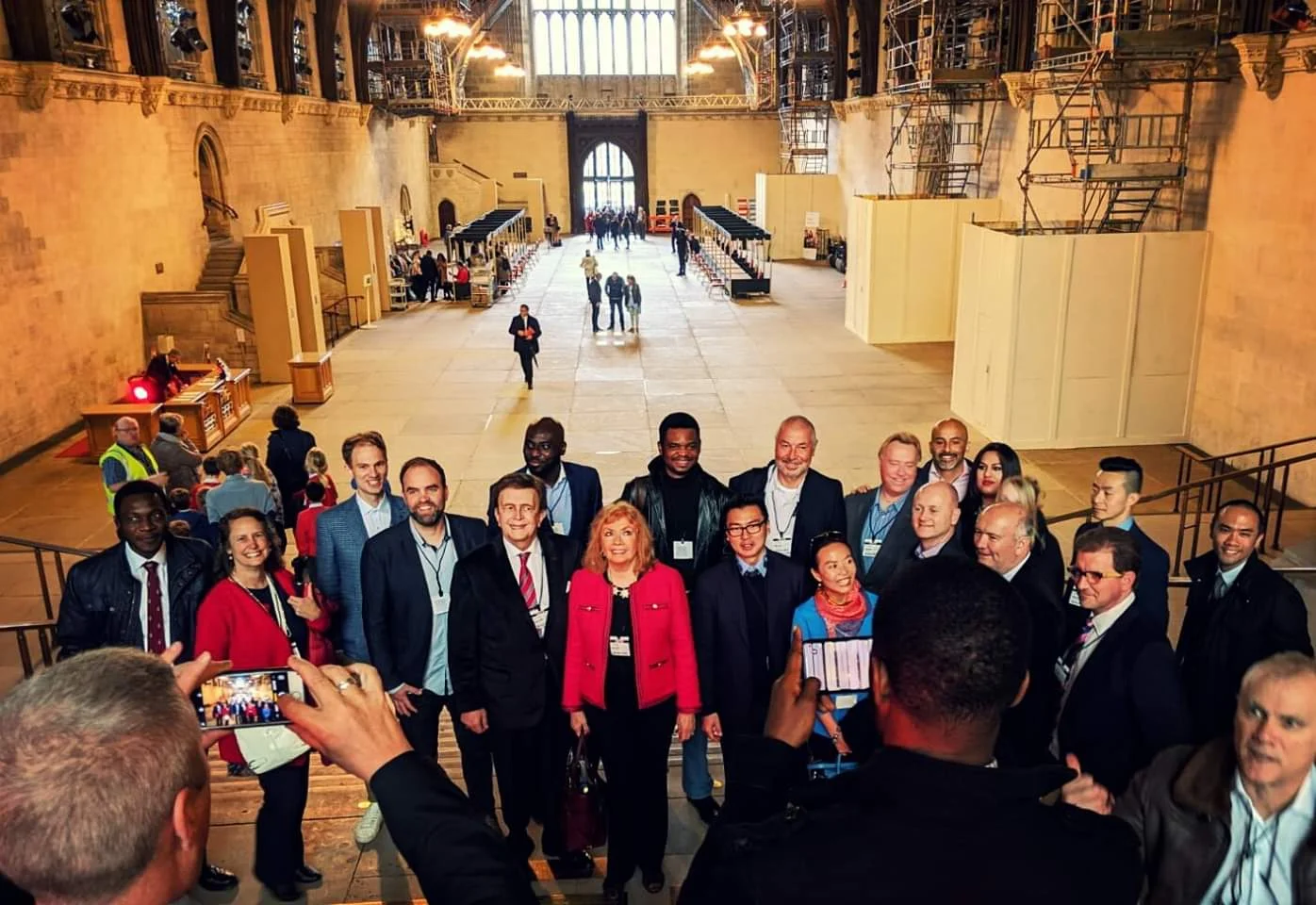 Dr Ed Silvoso and his wife Ruth, (centre), together with Lord Nat Wei, (to the right of Ruth) at the House of Lords with City Vision.