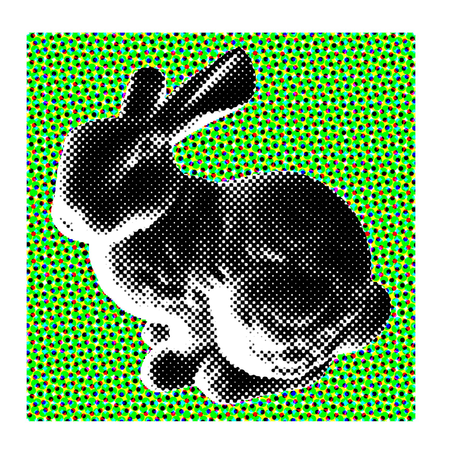 The Stanford Bunny (Green Matrix)