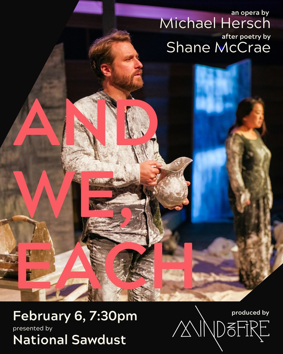 Get tickets now for AND WE EACH before they sell out. If you care about extreme musical gesture, transcendental movement, and vulnerability - I would recommend coming out to this, NYC. Tickets in bio!

It goes without saying, but the two humans pictu