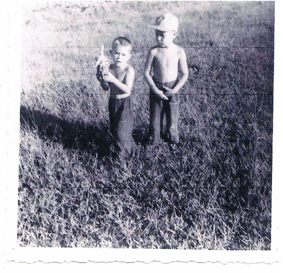 Mari and his brother Rene in Cuba