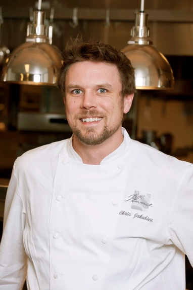 Plume’s award-winning chef, Chris Jakubiec