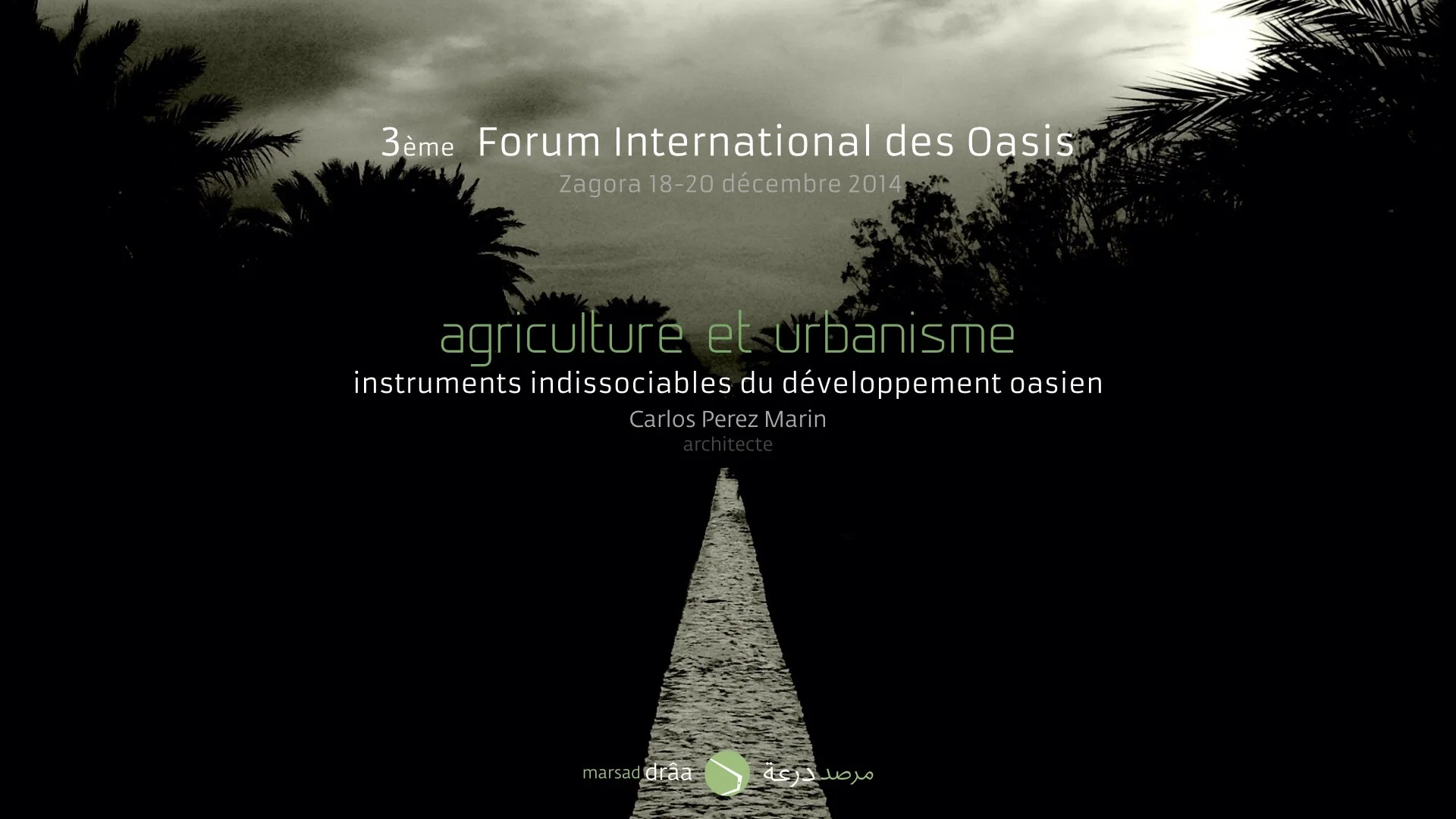 L'agriculture oasienne est menacée par plusieurs éléments, les plus importants seraient...