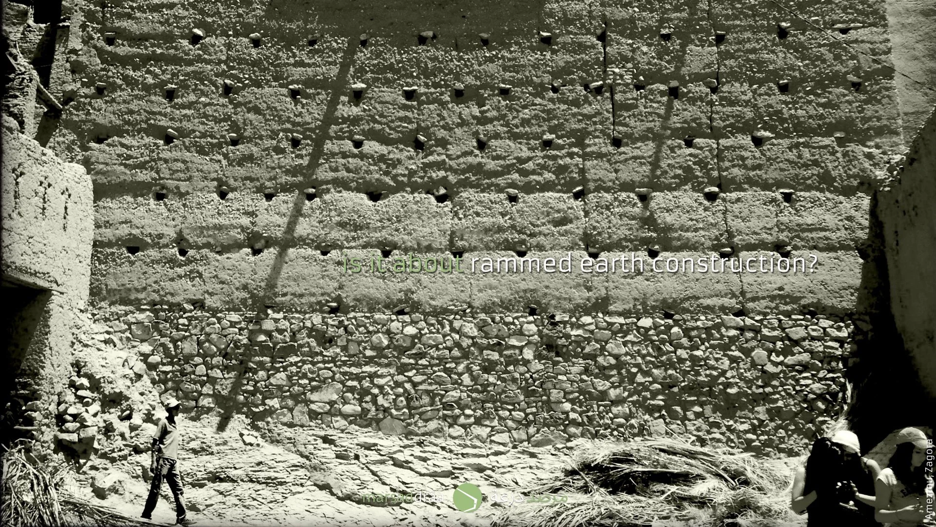 Specially rammed earth construction?