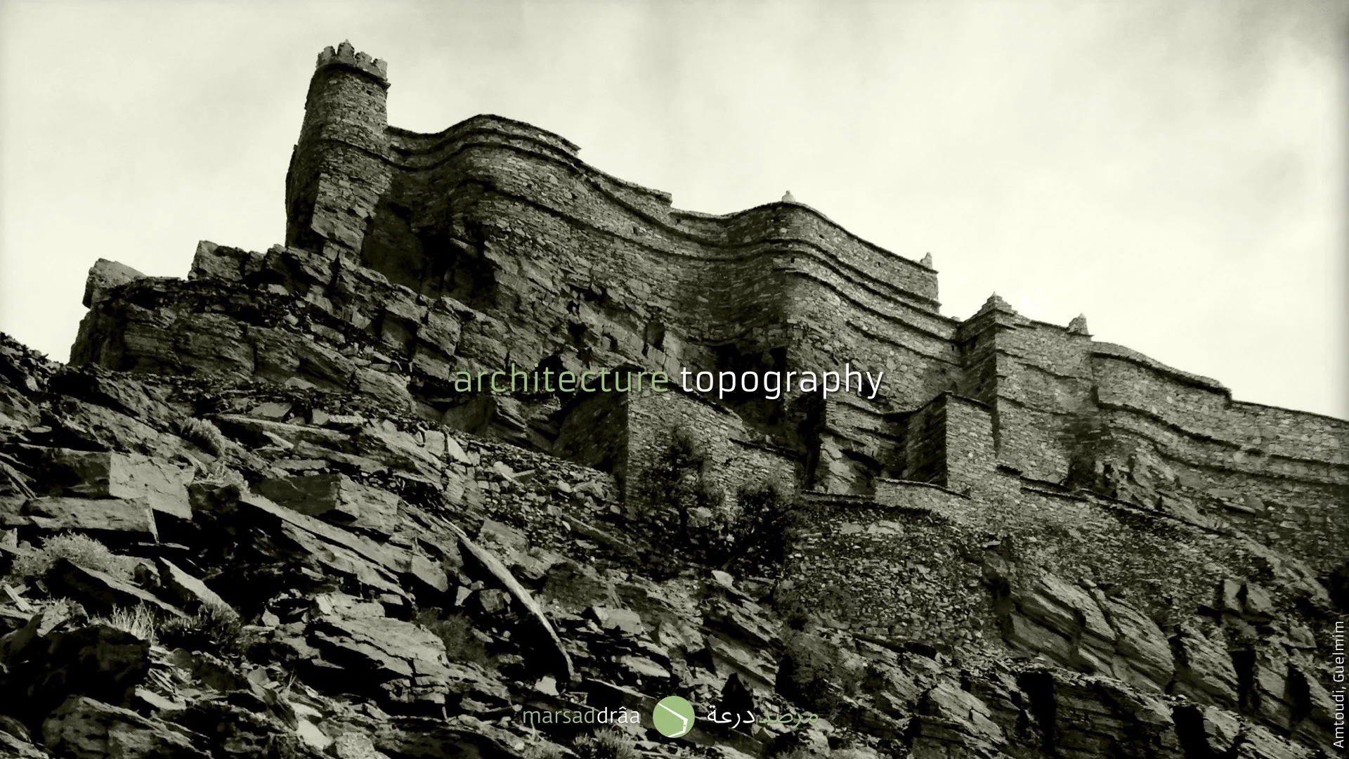If you don't have earth to build but stones, you will use them. In this case, we are talking about granaries. There are three types, isolated in a town, excavated in a cliff or over a hill. The last type is the biggest and it is a fortification where people could stay for a long time and a place where food was stocked and secured. It is like a ksar, but with the spaces concentrated. The secondary "streets" are not in a horizontal axe but in a vertical one.
