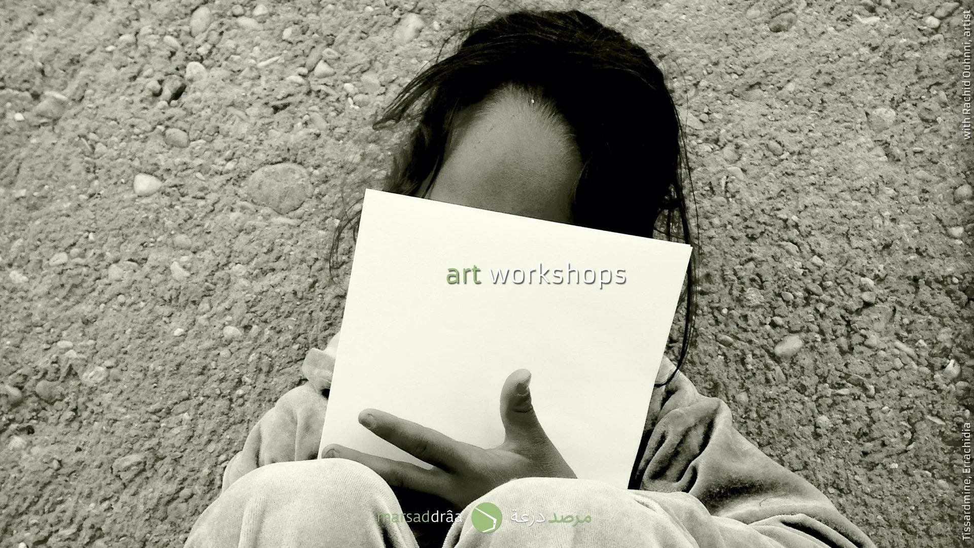 Artists could work with sociologists, architects to know more about the desert taking advantage of children behavior...