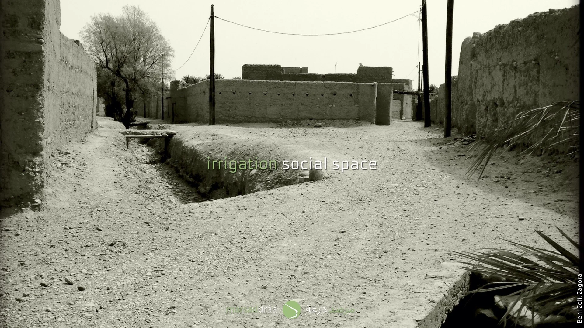 Even the urban spaces of villages.