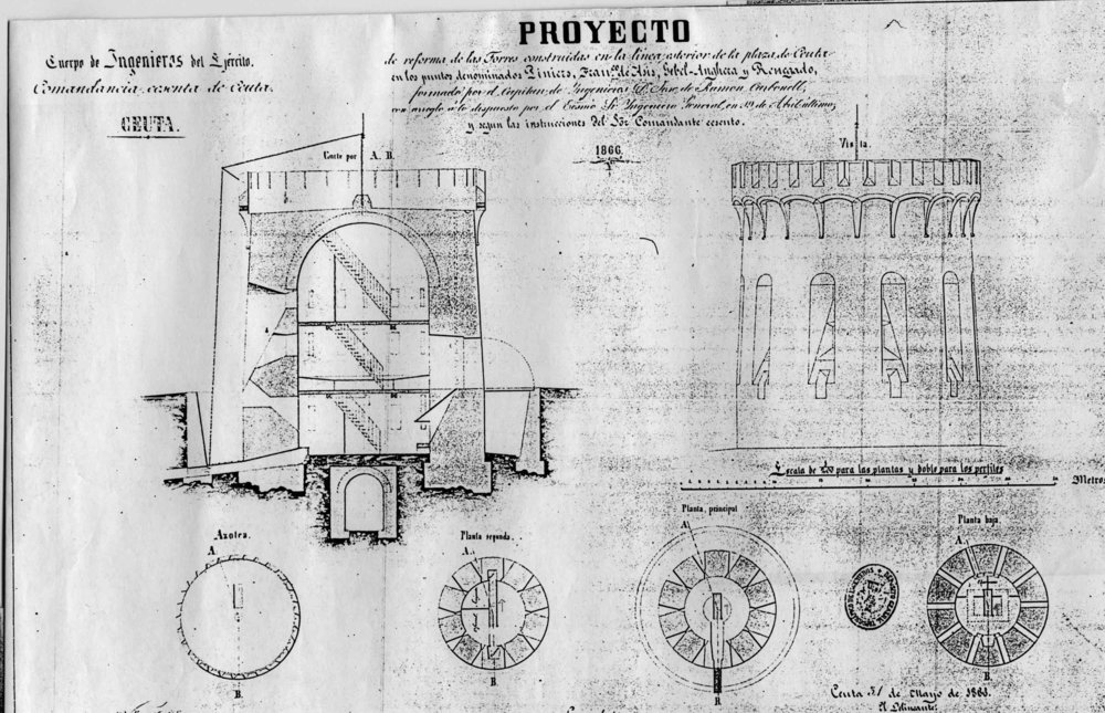 plans of Francisco de Asís and Piniers