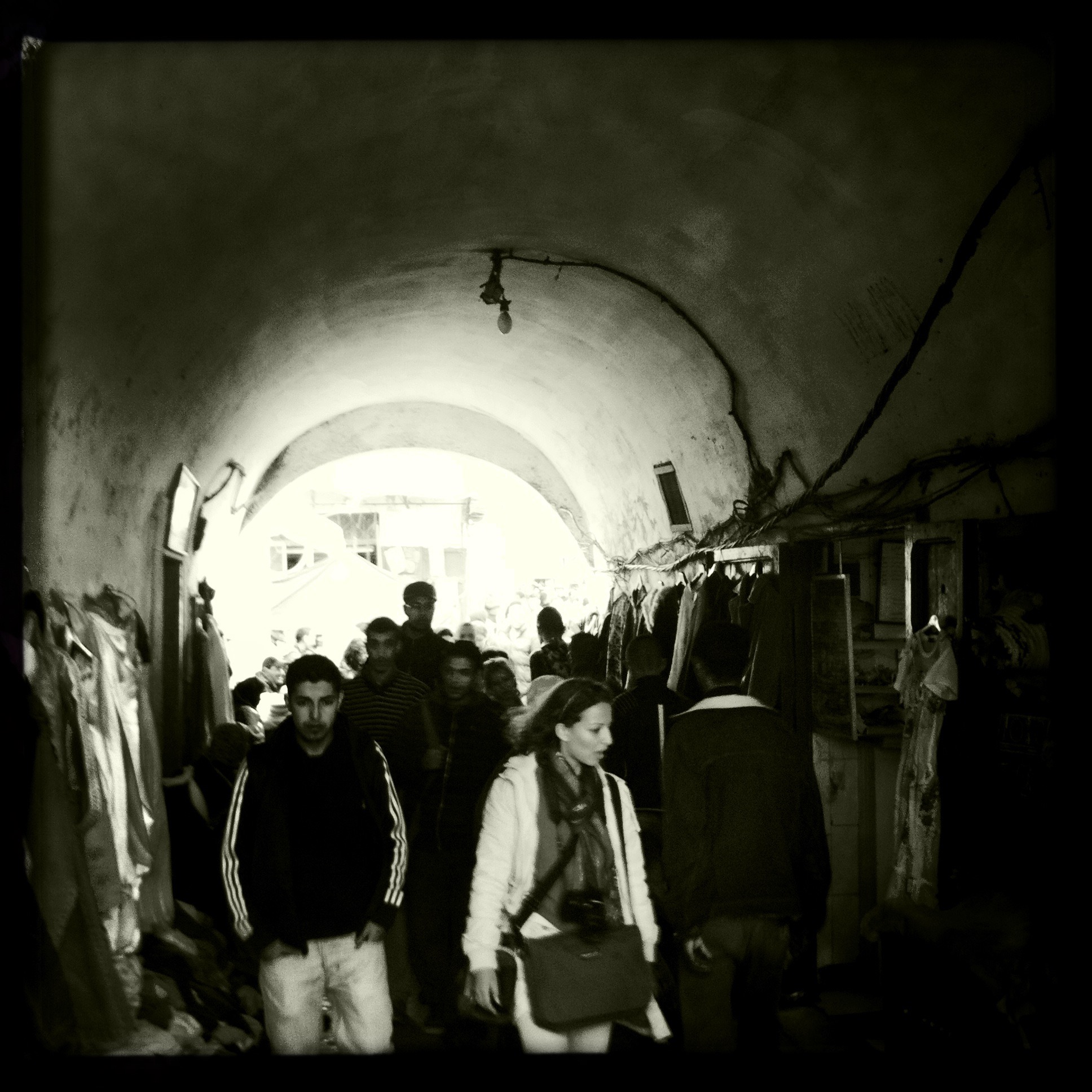 art and architecture students, medina of Tetouan