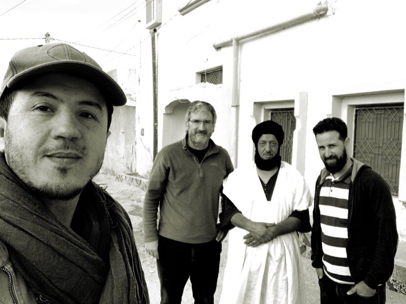 Avec Lahcen Bailal, azouafit de Nouakchott
