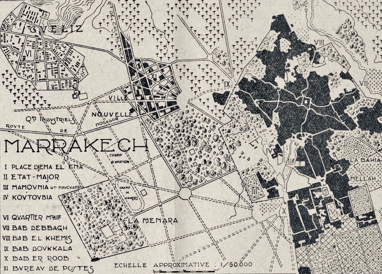 Plan of Marrakesh 1922