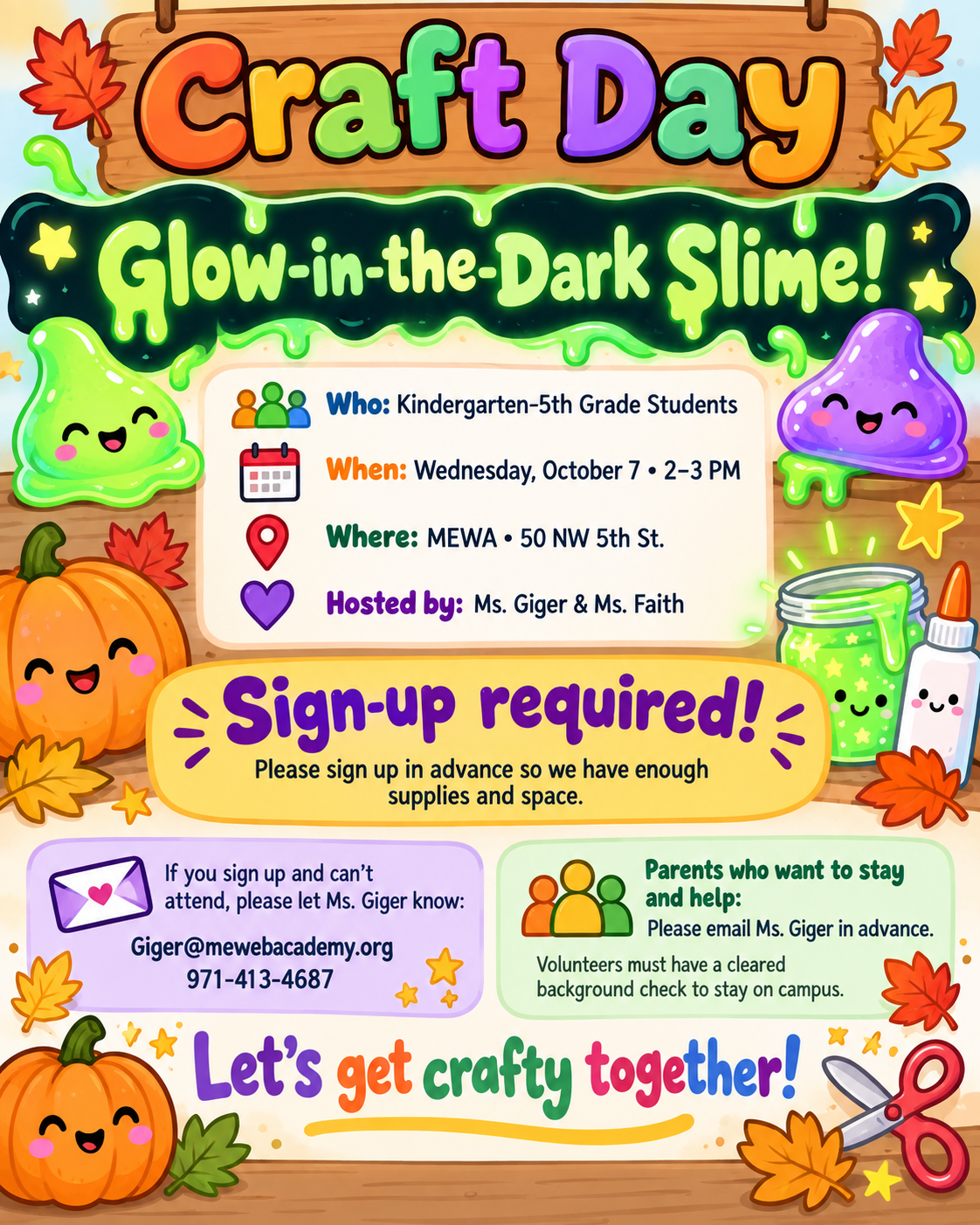 Elementary Craft Day (Sign-Up Required)