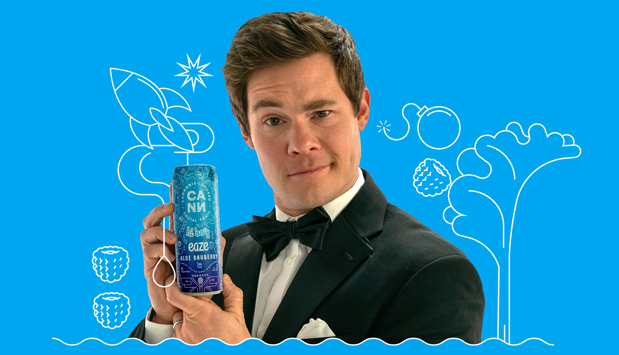 Blue Rhuberry x Adam Devine