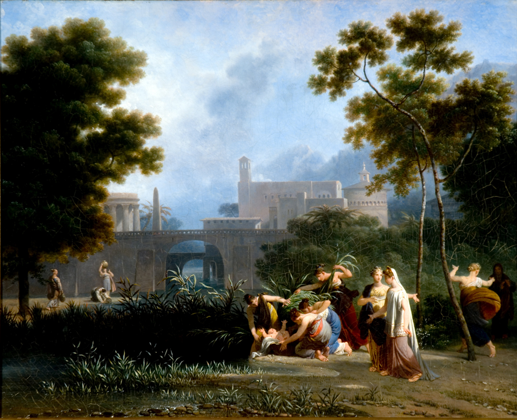 Nicolas Antoine Taunay, Moisés salvo das águas, 1826
