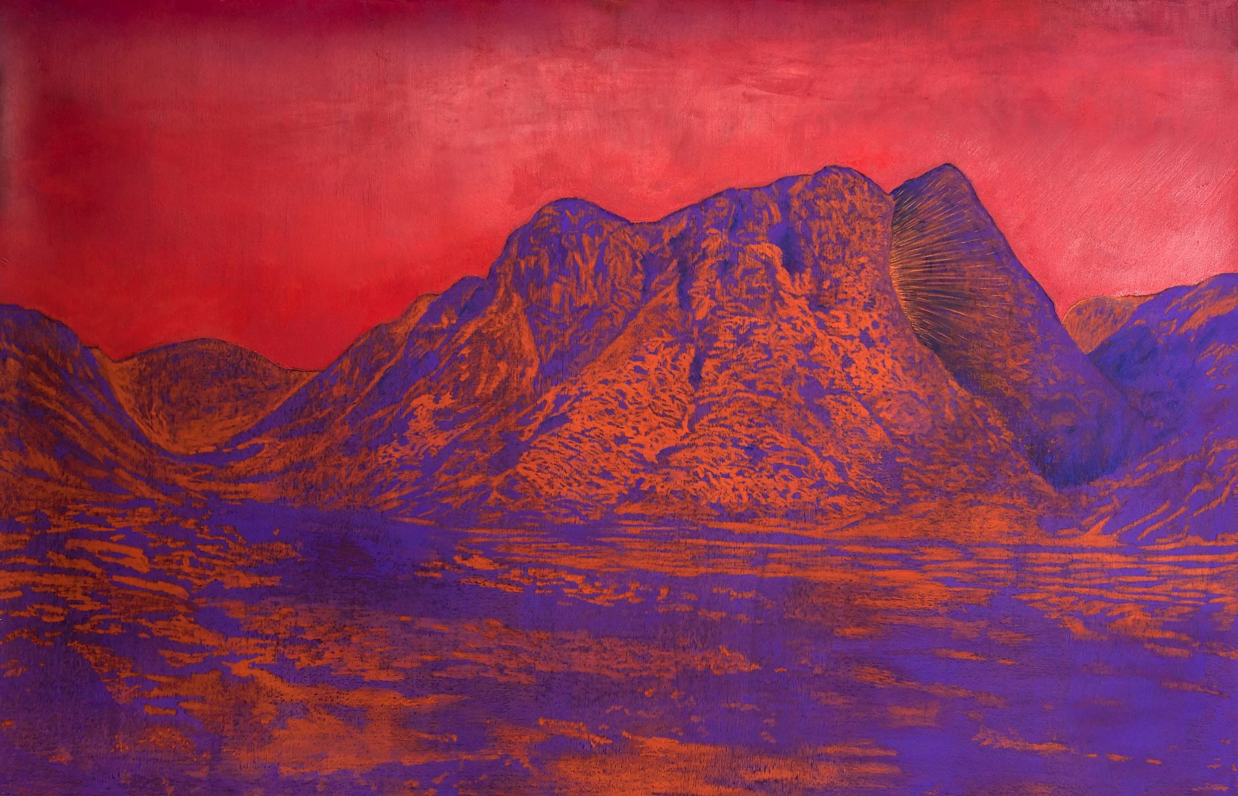Bruno Vilela, Moisés, 2016, óleo e pastel seco sobre papel, Bruno Vilela, 60 x 80 cm