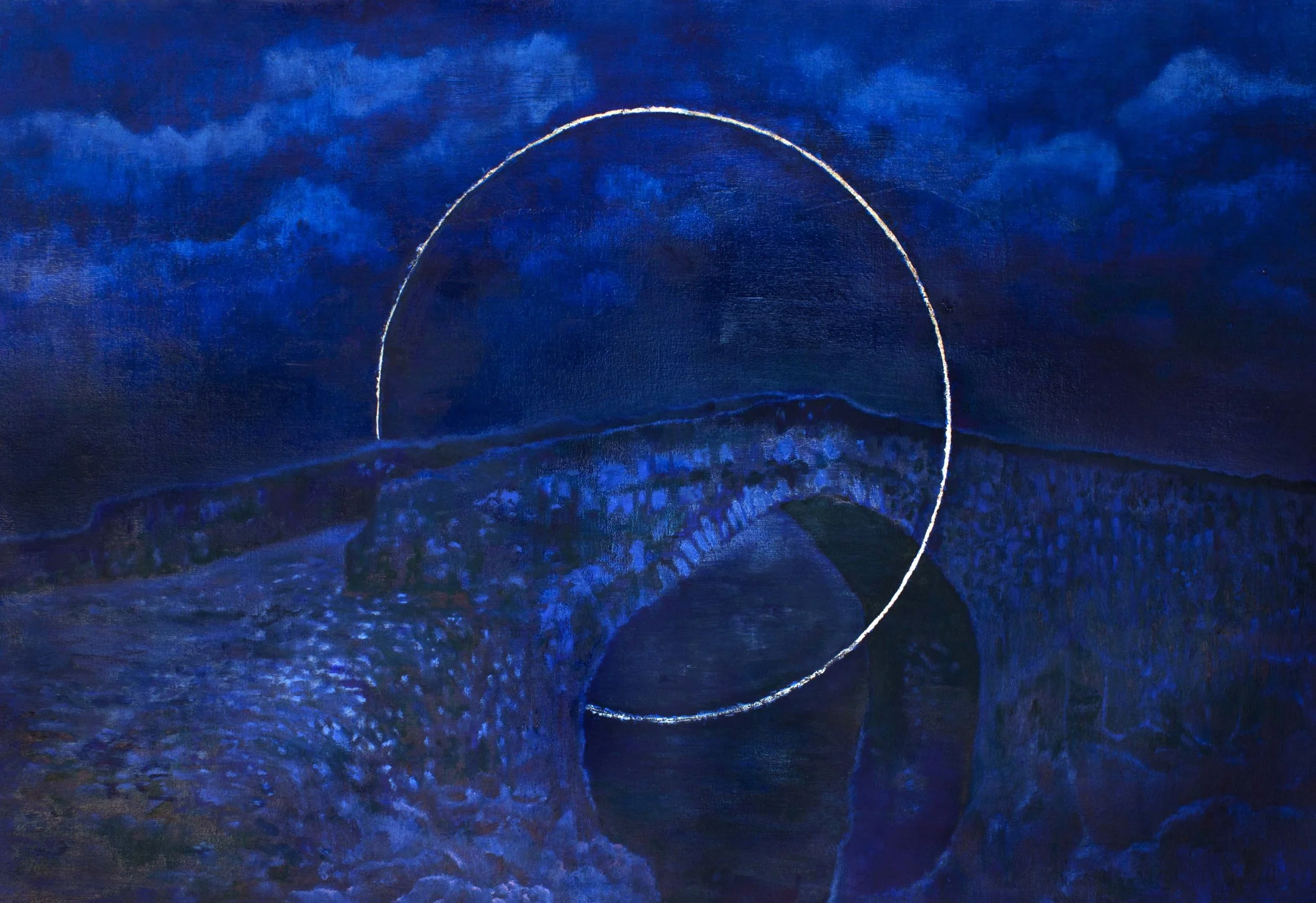 Bruno Vilela, o_pontífice, 2016, óleo sobre tela, 90 x 130 cm