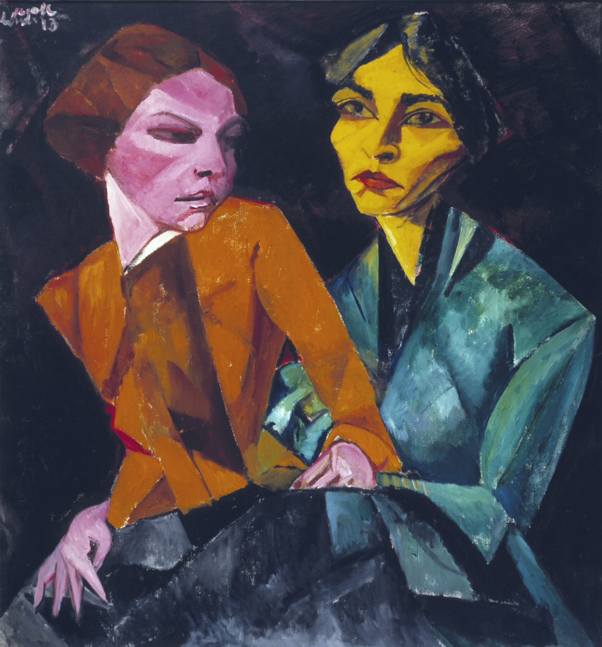 Lasar Segall, Duas Amigas, 1913, pintura