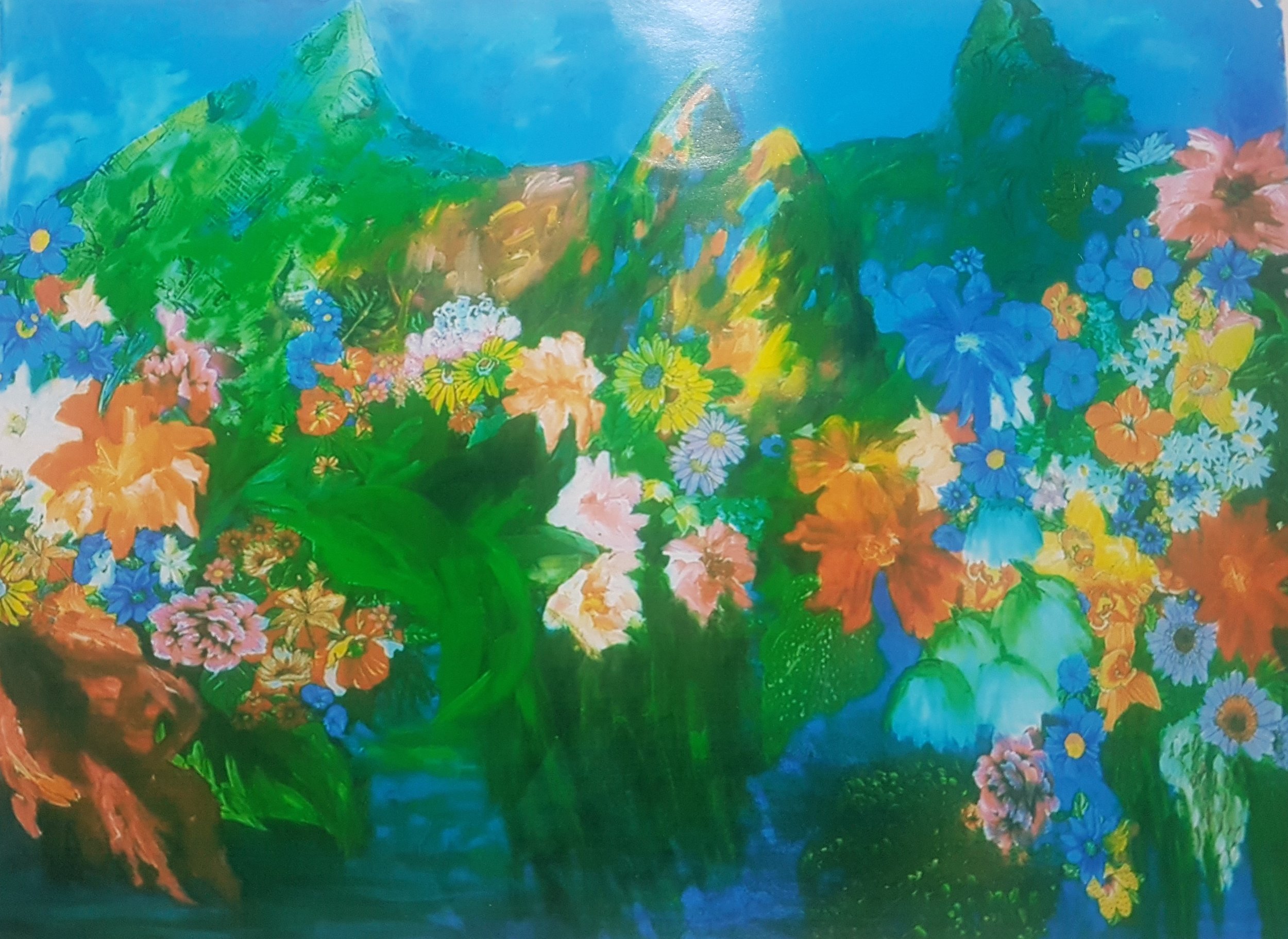 Dirce Fett, Aporia, acrílica s/tela, 120 x 200 cm