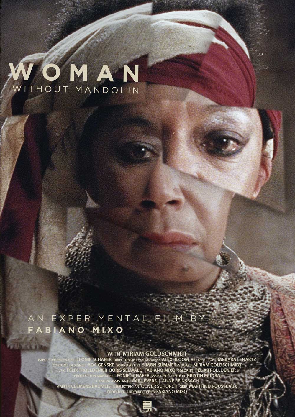 Cartaz de uma das exibições do curta "Mulher sem bandolim", de Fabiano Mixo