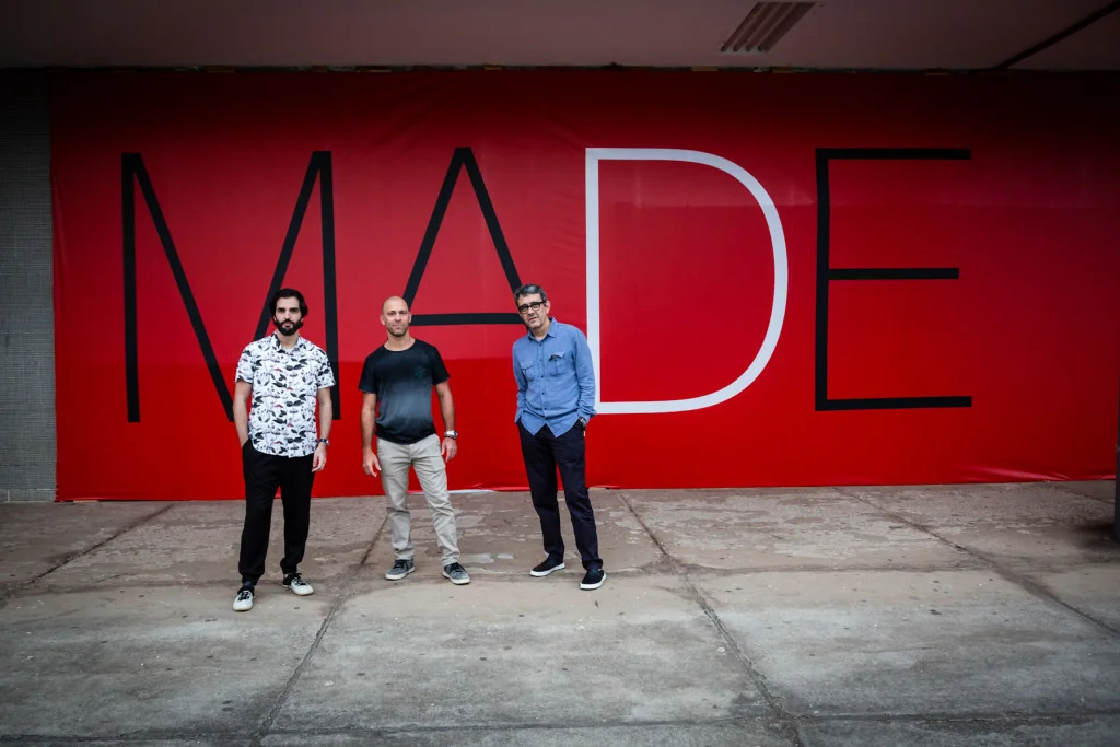 Os sócios da MADE Bruno Simões, Elcio Gozzo e Waldick Jatobá Foto: Massimo Failutti/MADE