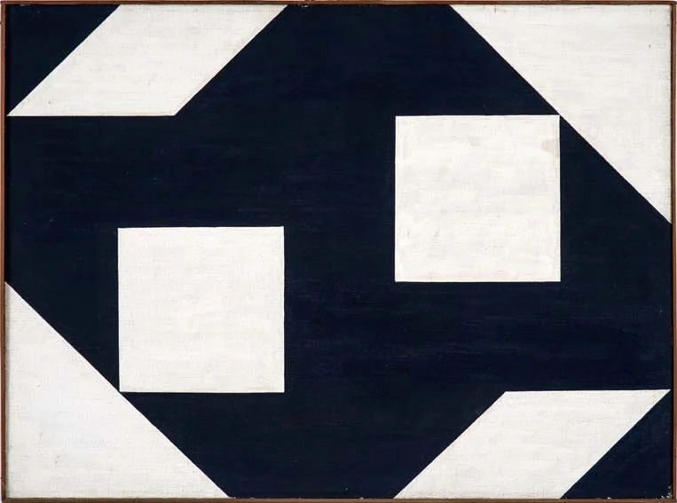 Alfredo Volpi, Concretos, têmpera sobre tela, 54 x 73 cm