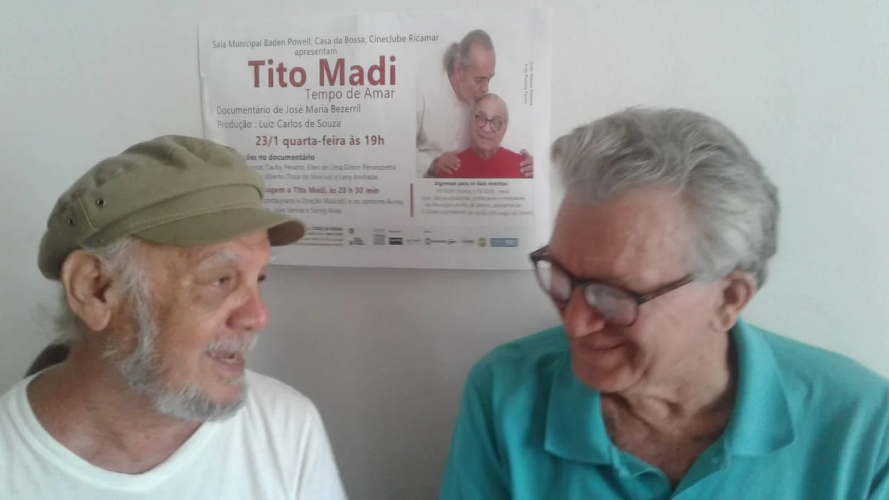 José Maria Bezerril e Luiz Carlos Souza: filme foi realizado com recursos próprios e “cooperação informal”