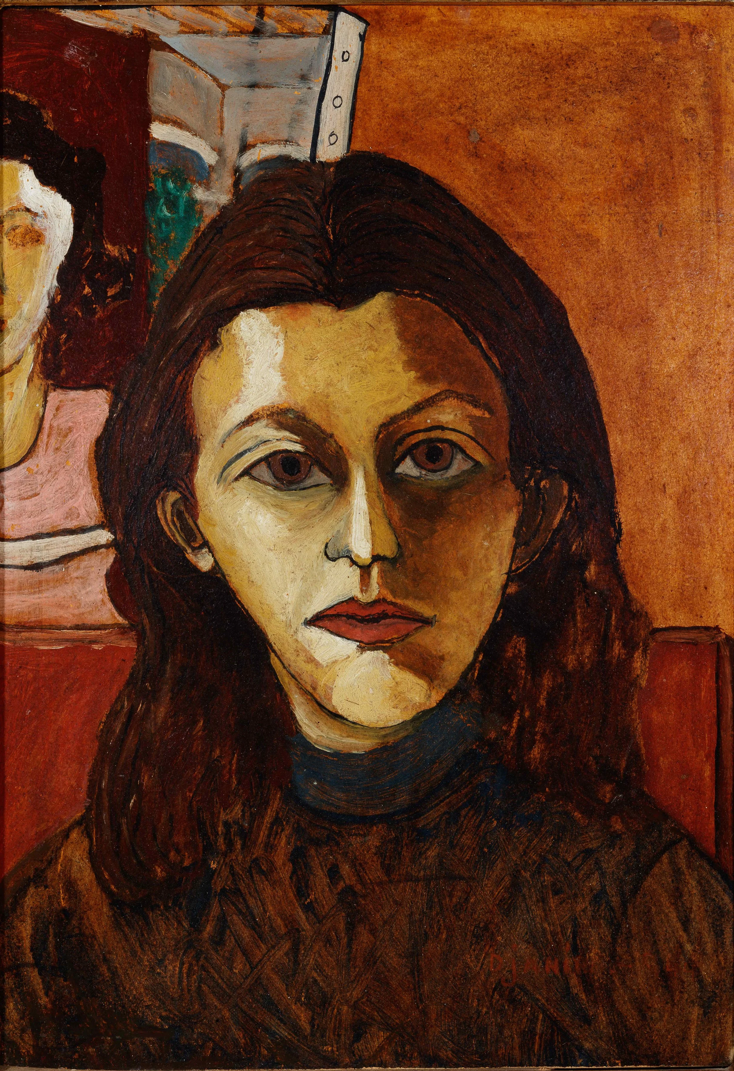 Djanira, Autorretrato, 1944, ´´oleo sobre madeira, 48 x 35 cm / Foto: Jaime Acioli