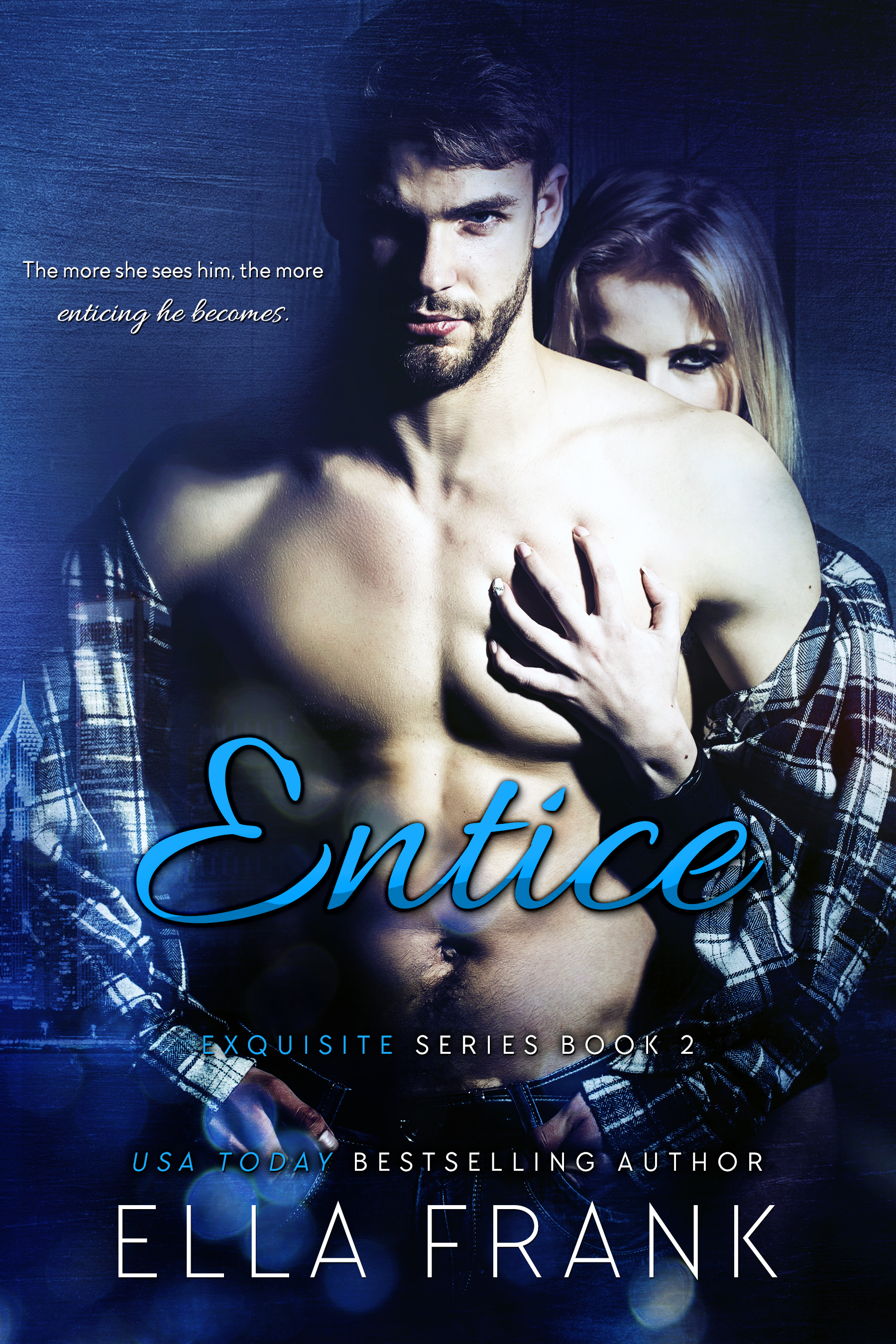 Entice What if everything you think you want isn't what you actually need... Dr. Shelly Monroe is a woman who doesn't shy away from going after what she wants, but lately good sex has been hard to find. Shelly's become increasingly frustrated with the men she's been dating and the men she believes are the right choice. Joshua Daniels is certainly not even close to the right choice. In fact he is exactly the wrong choice. For one thing, he's Mason Langley's best friend and best man. Second he's too much of a risky complication for Shelly to even consider. Then why can't she stop thinking about how delicious he looked that first night she met him at Exquisite? Why is it so imperative to keep her lusty desire for a man that doesn’t meet her preconceived mold hidden from Lena and Mason, her trusted friends? It seems unreasonable that being with a man completely wrong in theory could somehow feel so right. Then why is it the more she sees him the more enticing he becomes? AMAZON US ~ Add to GoodReads