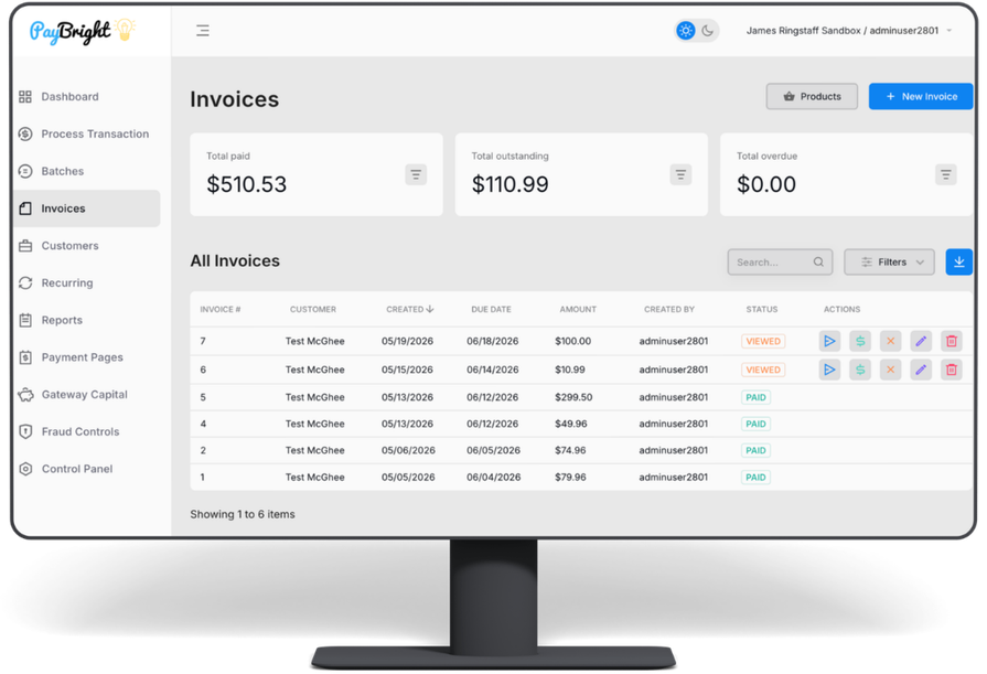 PayBright Gateway