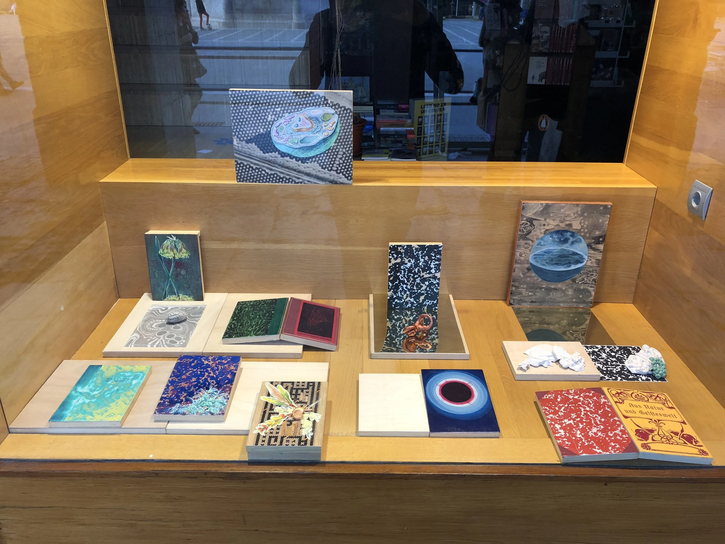  Arte peatonal. Librería Gil, Santander 2018. 