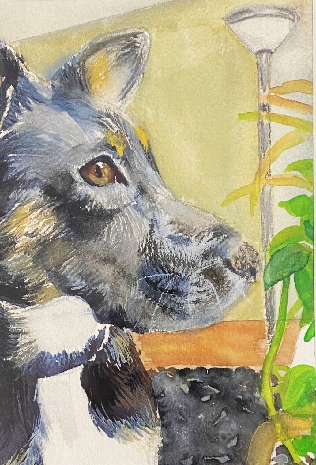 5x7", Watercolor on paper
