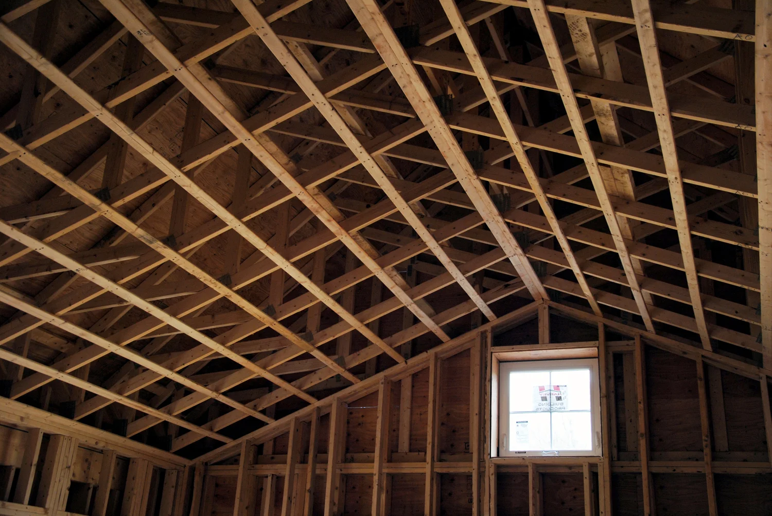 Raised Heel Scissor Truss