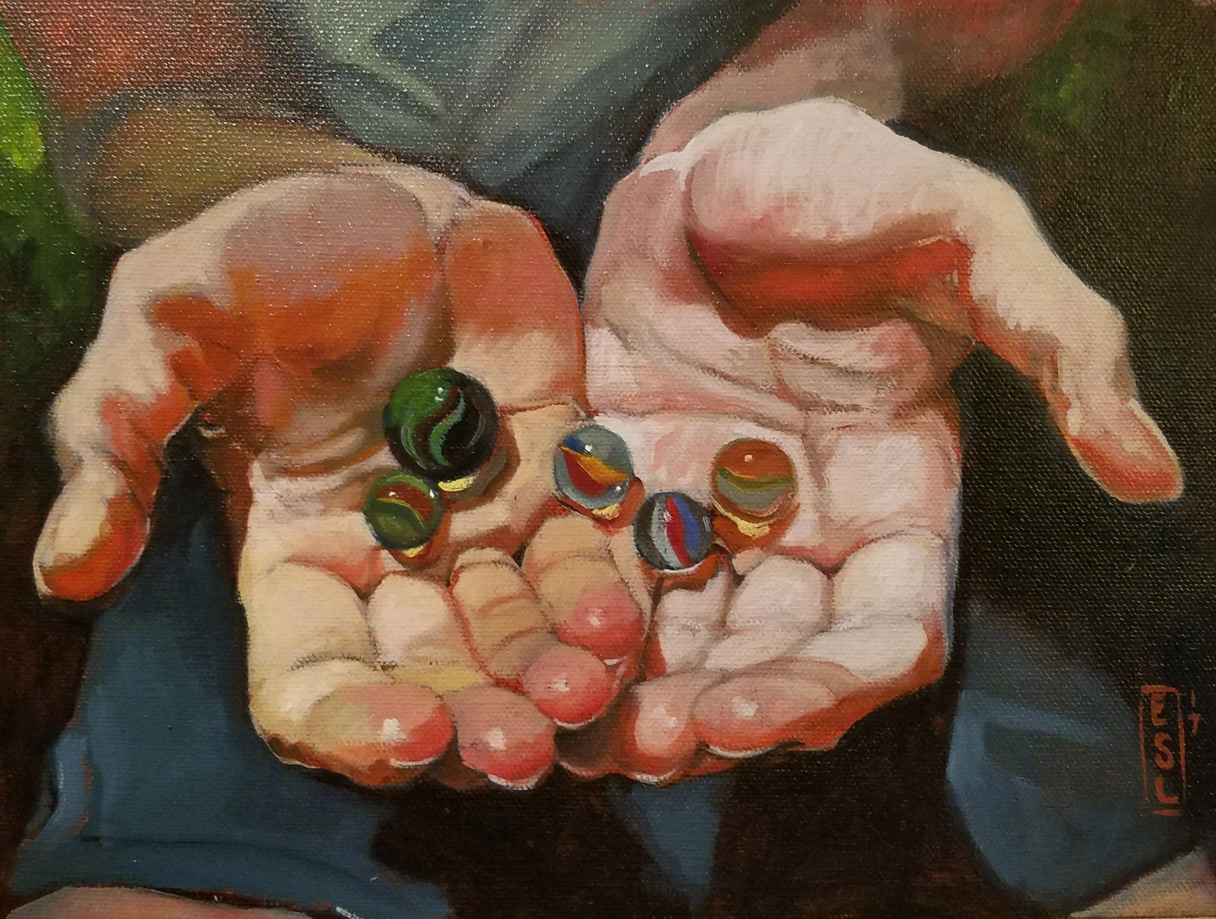 Marbled Hands