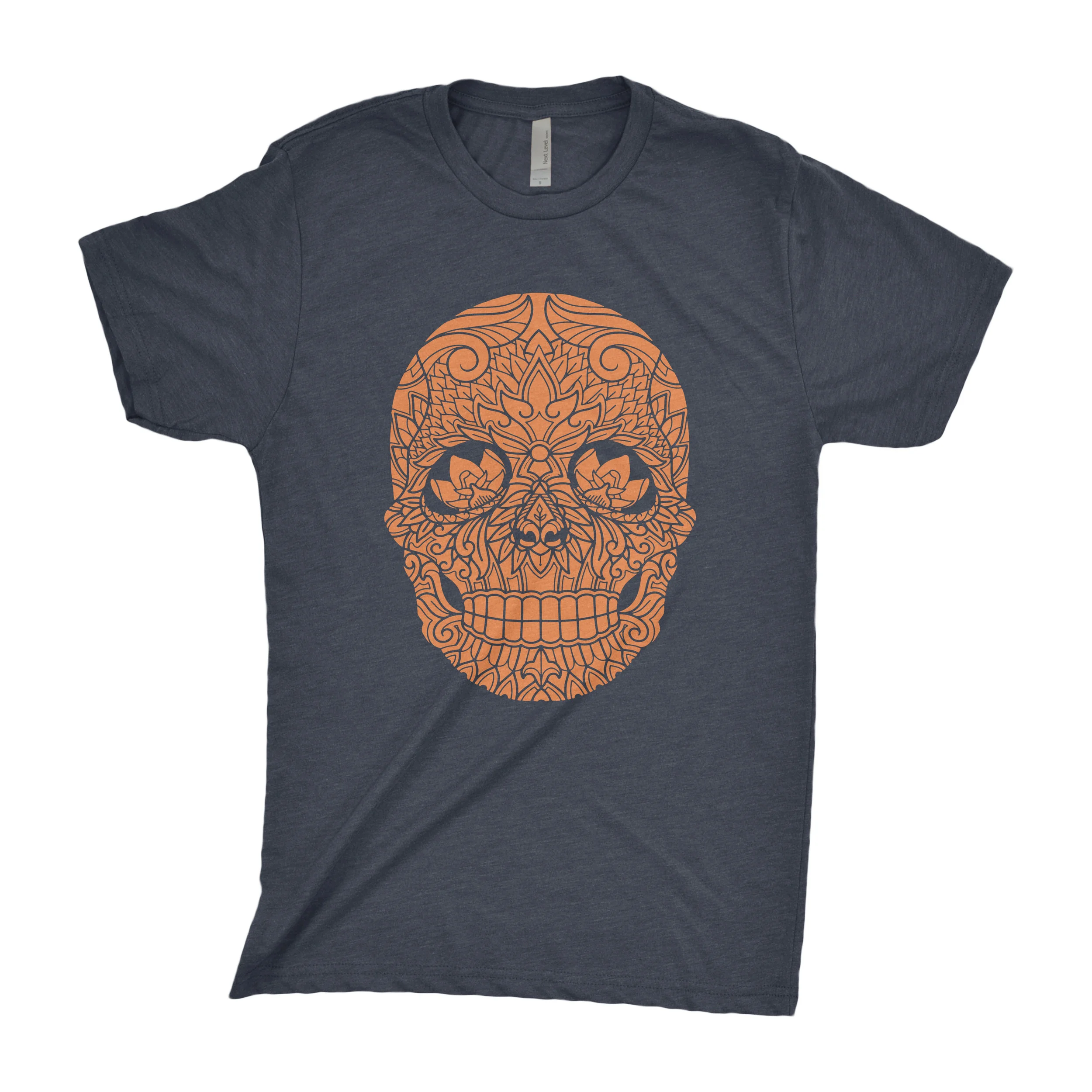 Men's Orange Skull Tee.jpg