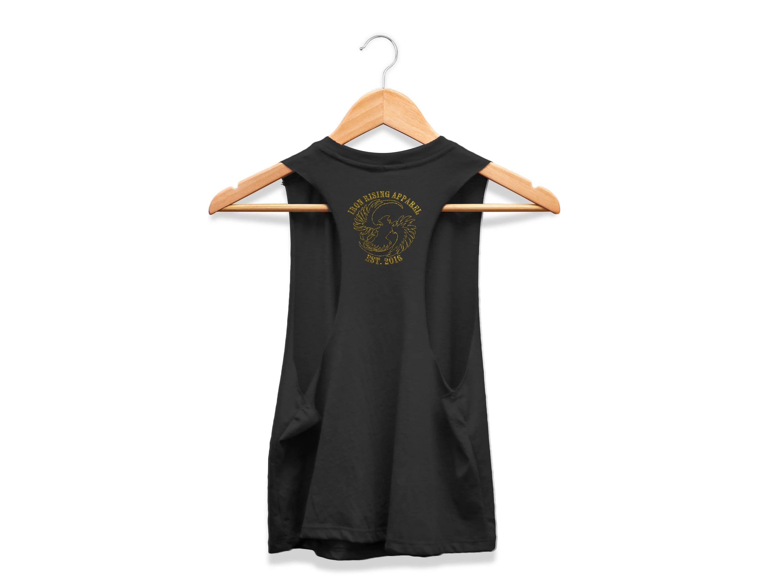 Gold Elephant Crop Top Back 2.jpg