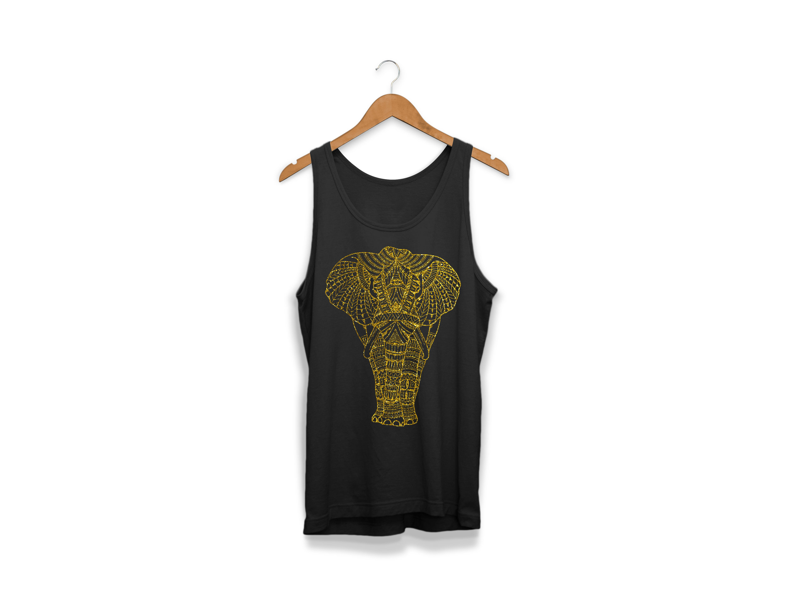 Men's Gold Elephant Tank Front.jpg