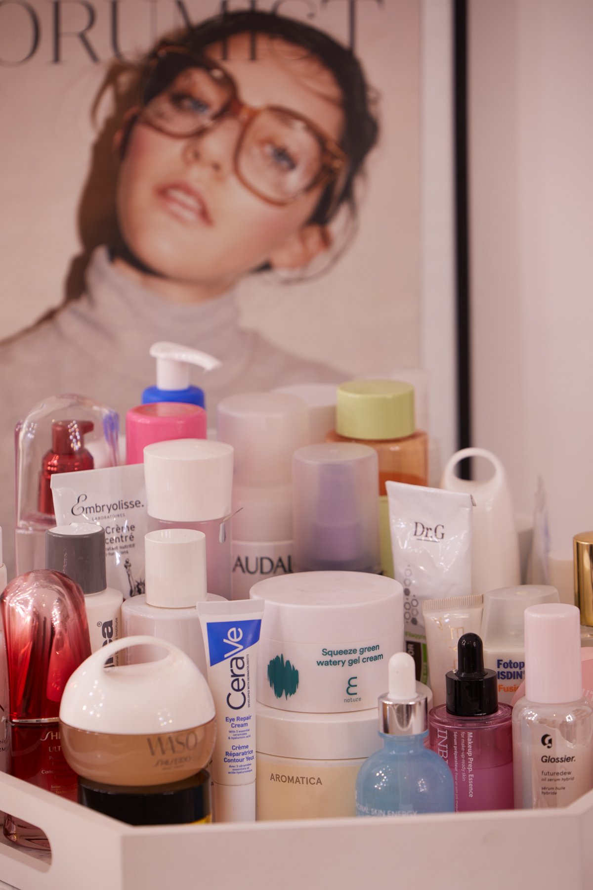 Professional makeup and skincare products