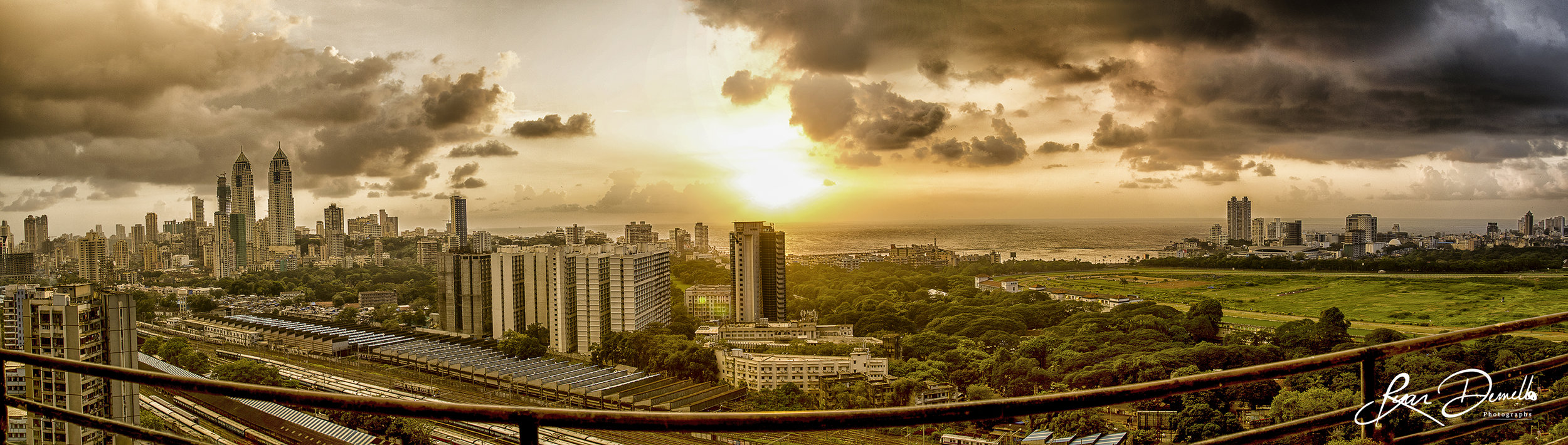 The View From the 38th floor at Mahalaxmi