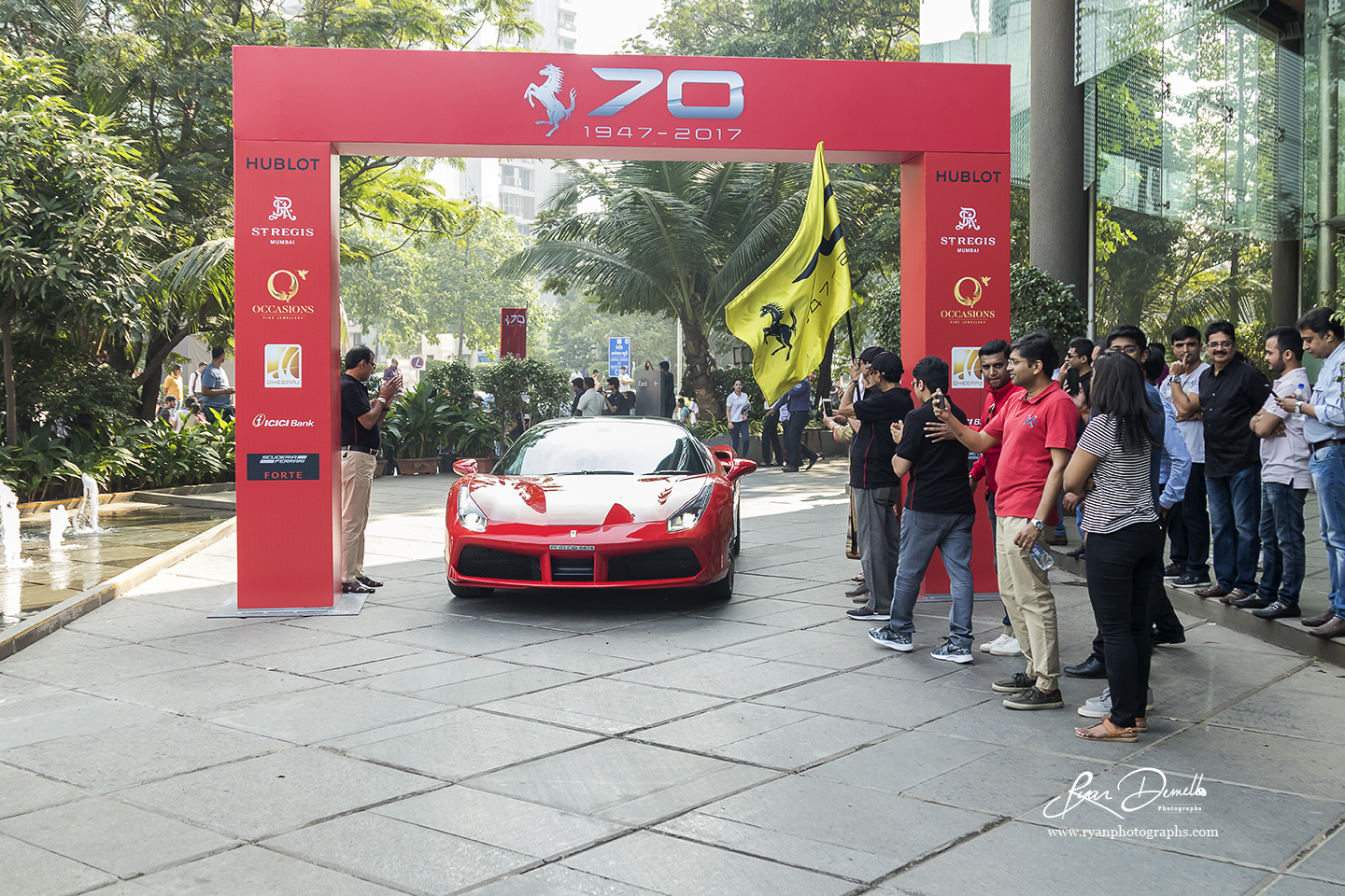 Ferrari 70th Anniversary Rally, Mumbai