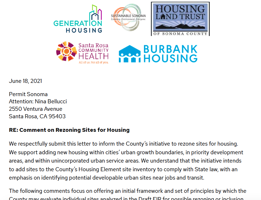 Continued Advocacy on Housing Policies