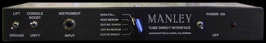 売上実績NO.1 MANLEY Interface Direct Tube Dual-Mono レコーディング/PA機器