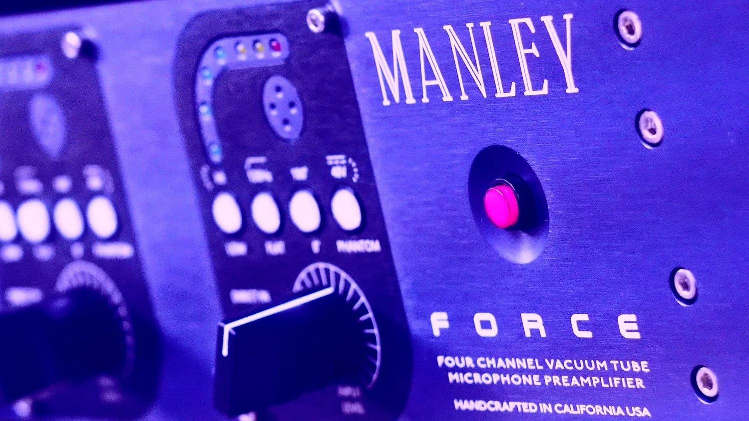 Manley FORCE® 4-Channel Microphone Preamplifier — Manley