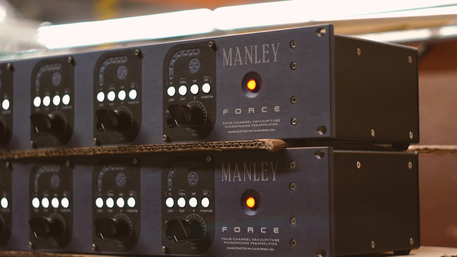 Manley FORCE® 4-Channel Microphone Preamplifier — Manley