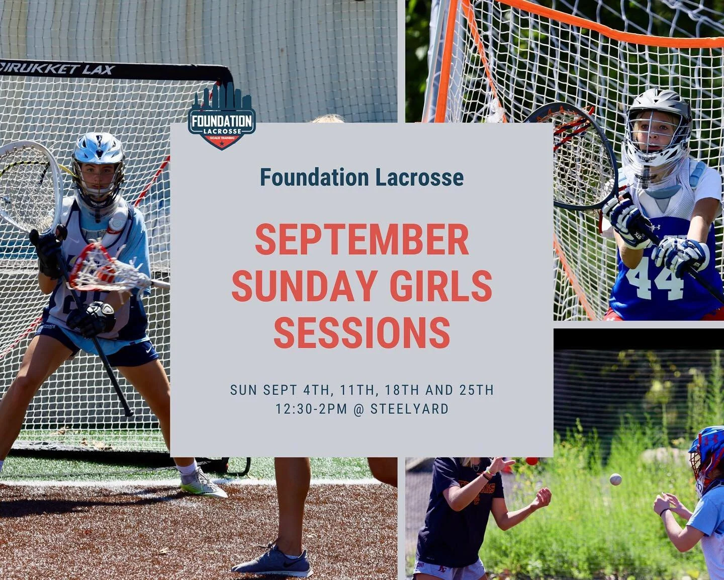 September schedule is LIVE!

Saturday will be 2025-College Boys

Sunday will be OPEN Boys followed by OPEN girls 

All sessions will be at SteelYard!

@phillylacrosse
