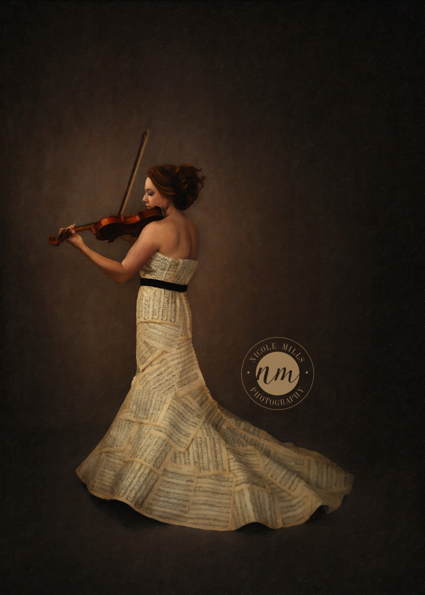 Nicole Mills Photography Rochester MN Music Portrait Gown