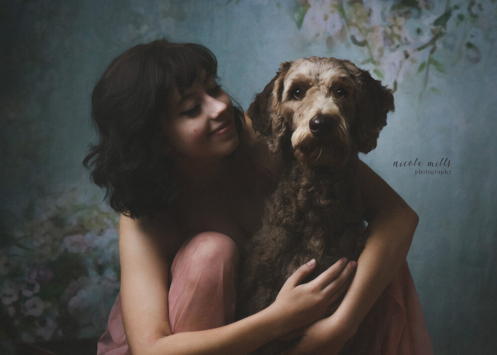 High School Senior and her Favorite Dog