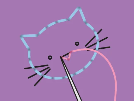 VECTOR ILLUSTRATION CLOSE UP